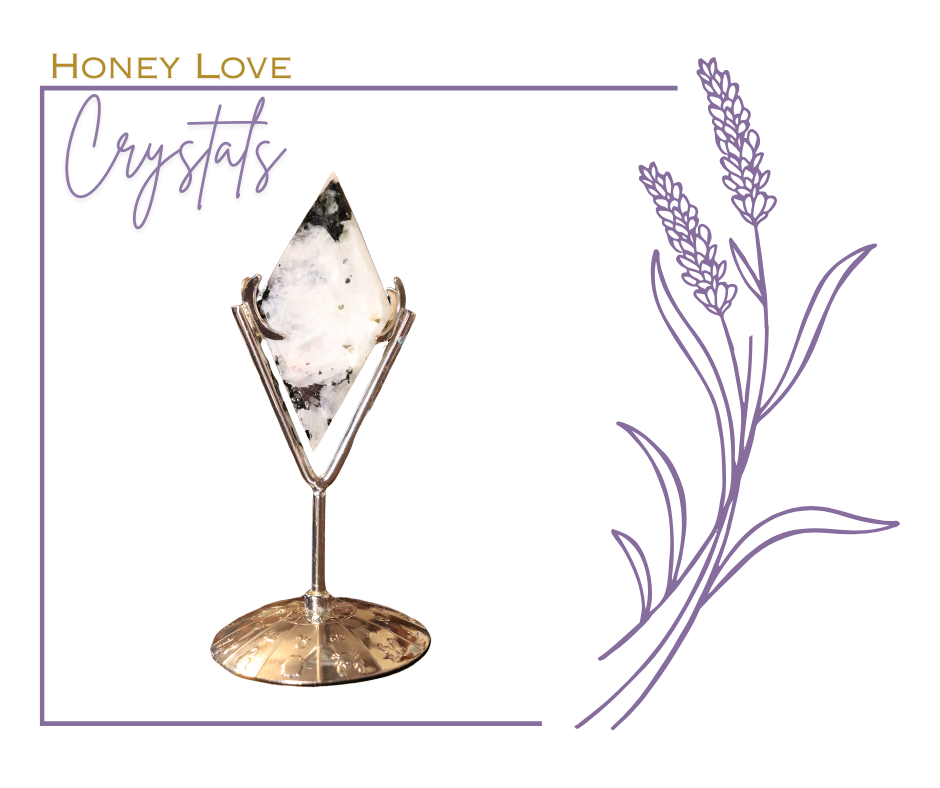 Rainbow Moonstone Diamond (Stand Included)