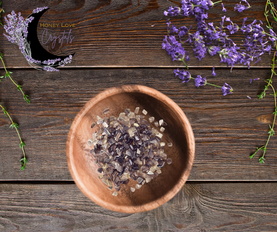 Smoky Quartz Crystal Chips