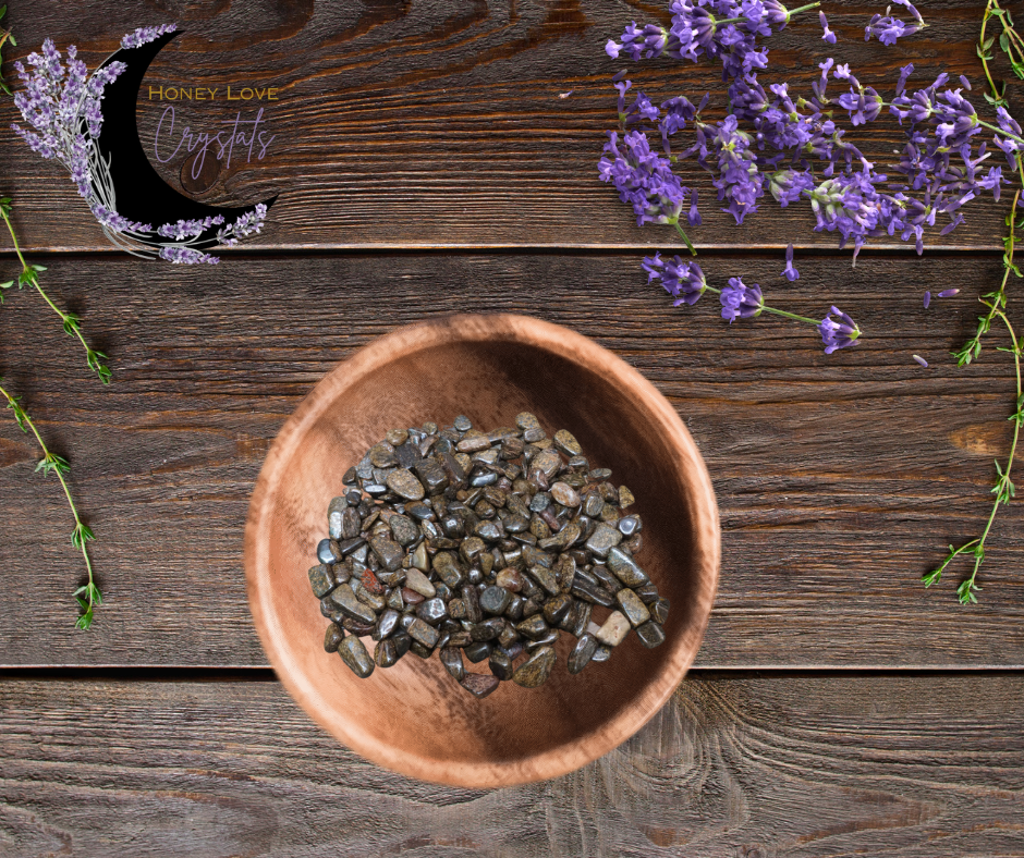 Bronzite Crystal Chips