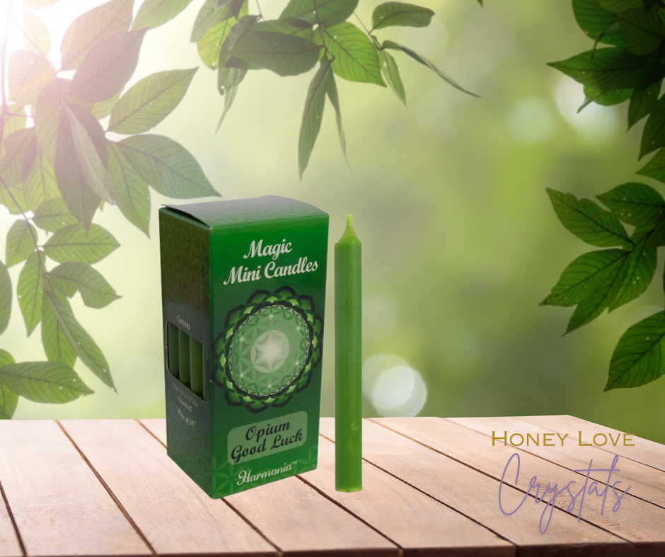 Green Opium Spell Candle