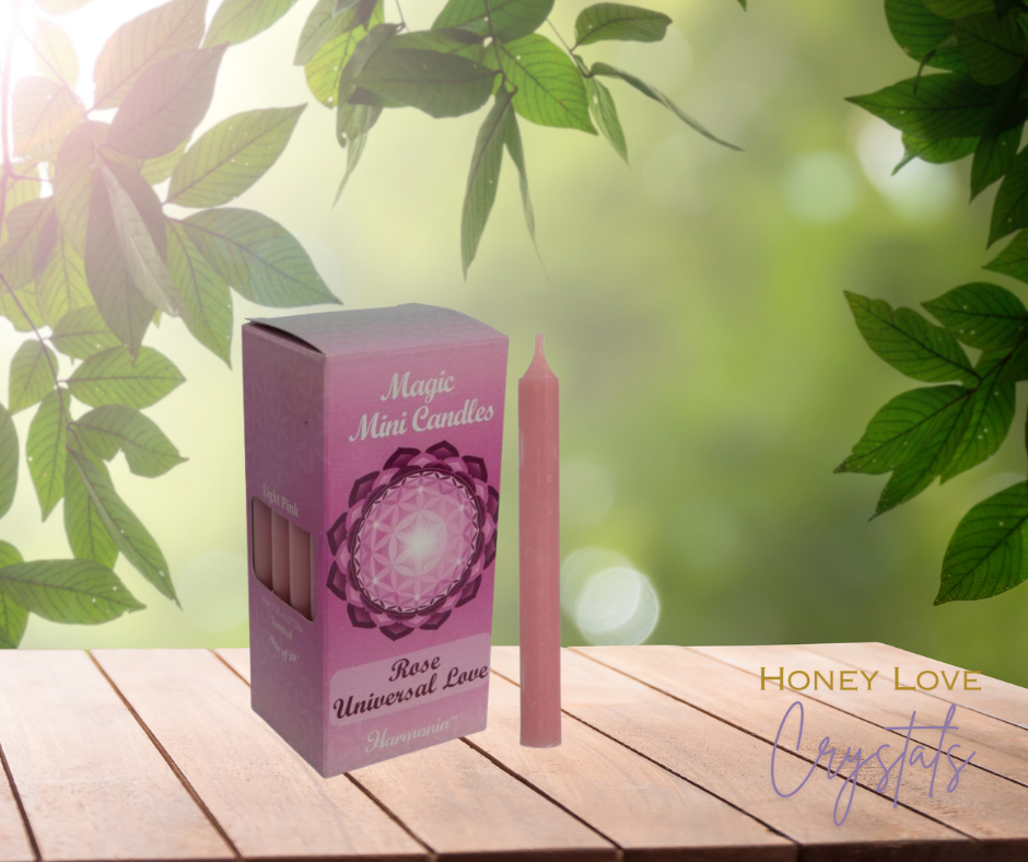 Pink Rose Spell Candle