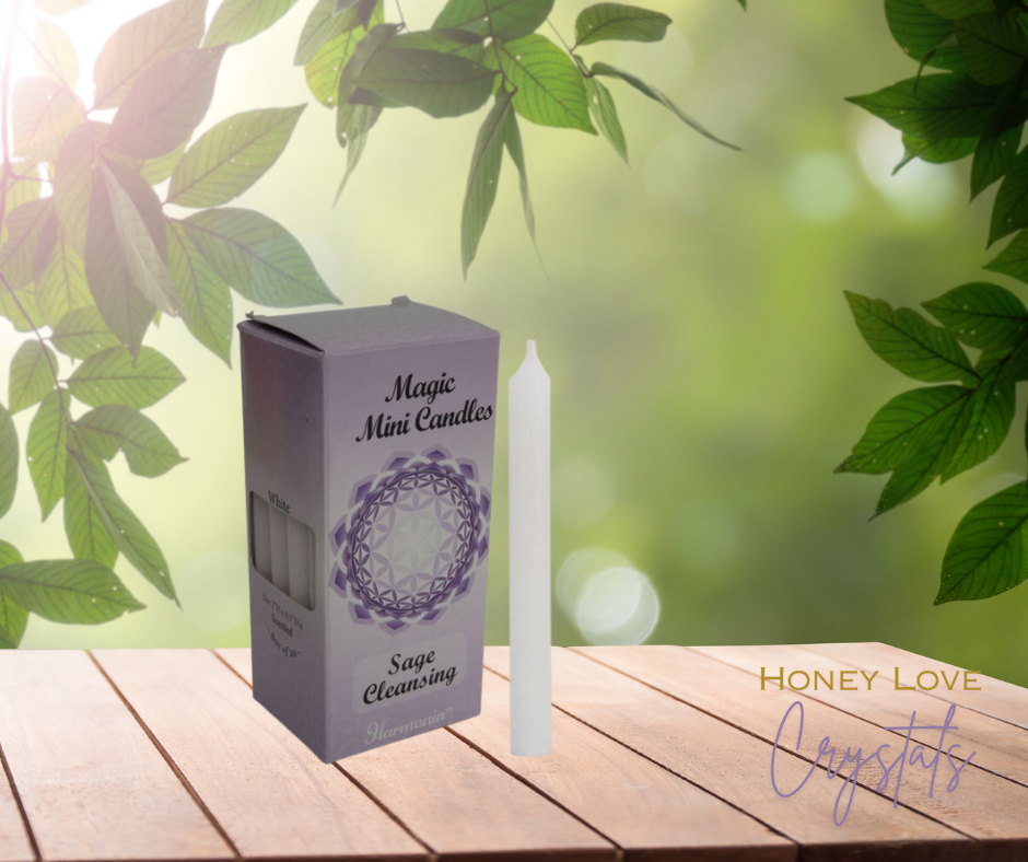 White Sage Spell Candle