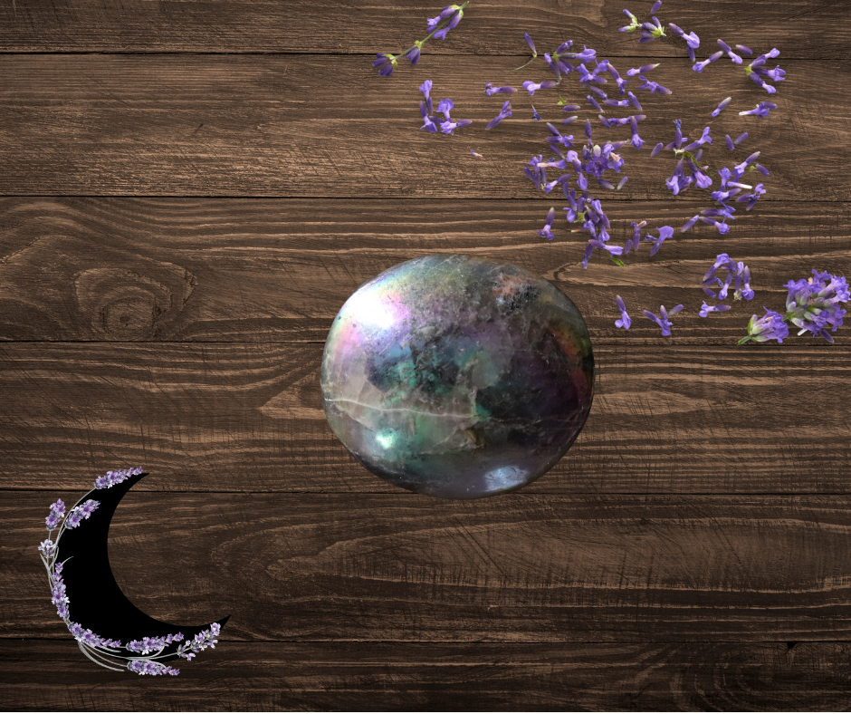 Aura-Coated Unicorn Stone Palmstone