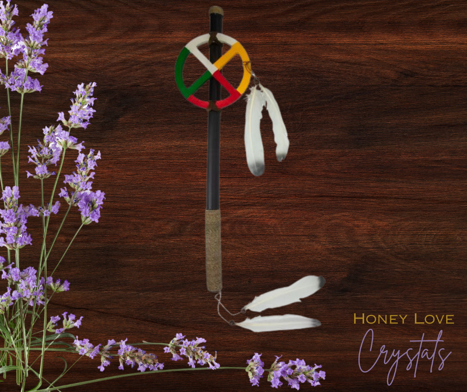 Medicine Wheel Shaman Healing Stick