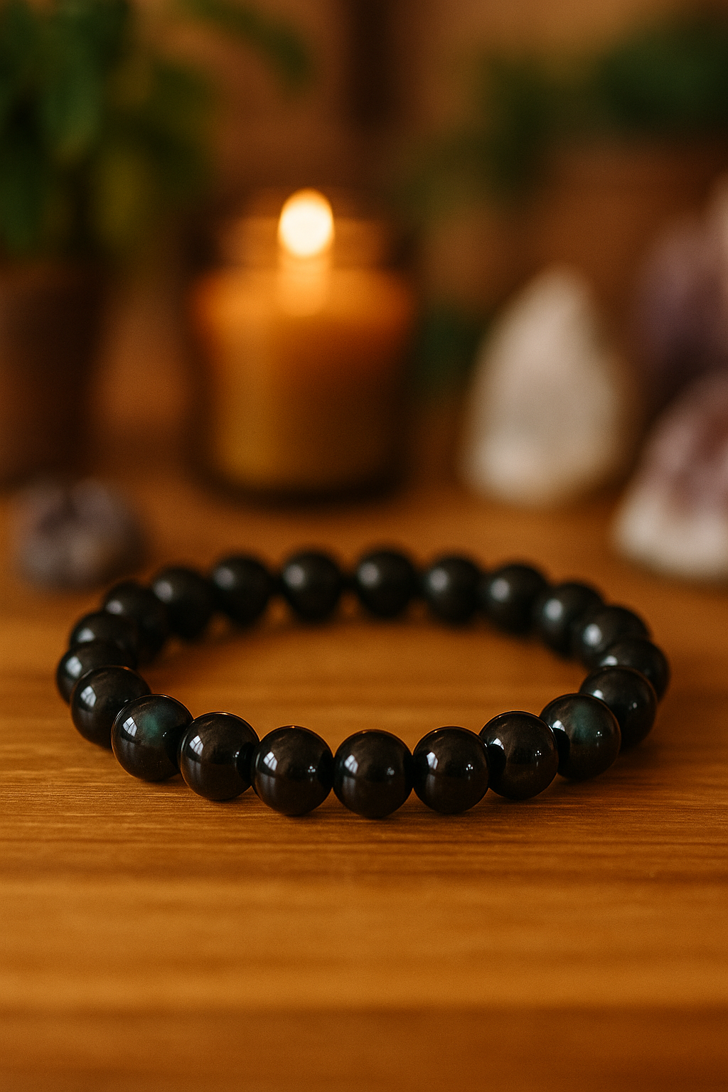 Rainbow Obsidian Bracelet 8mm