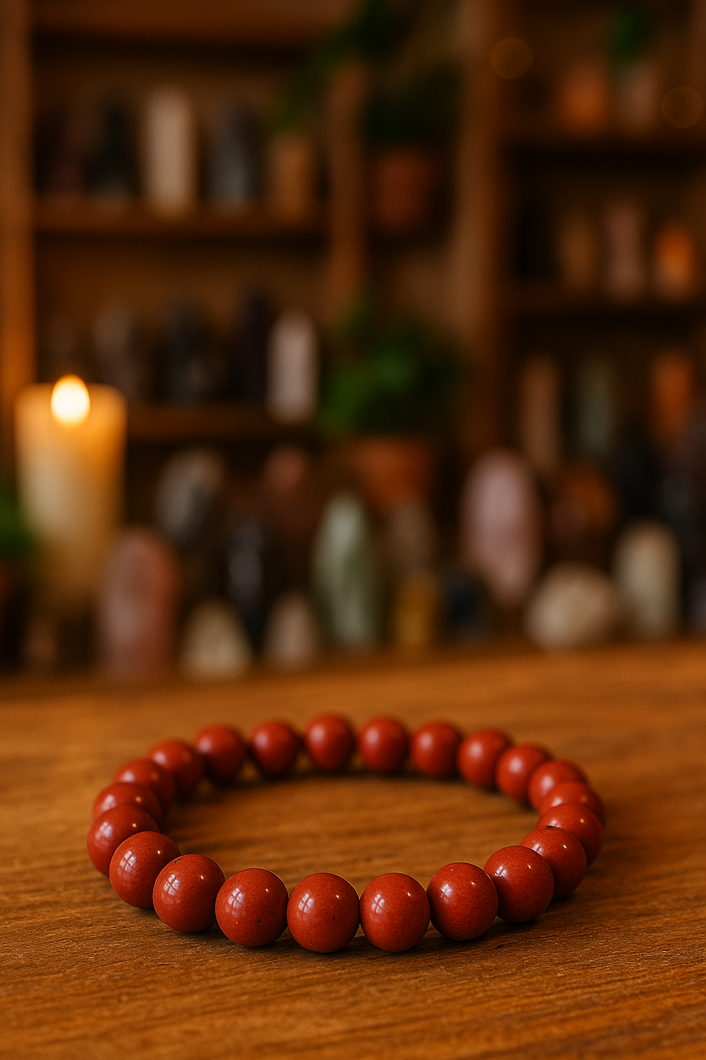 Red Jasper Bracelet 8mm