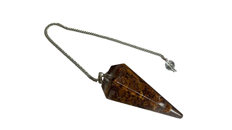 Calligraphy Jasper Pendulum Orgonite