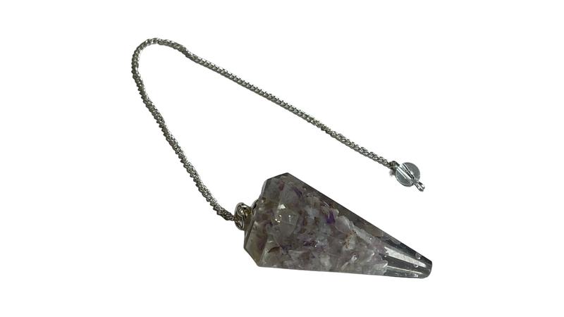 Fluorite Mix Pendulum Orgonite