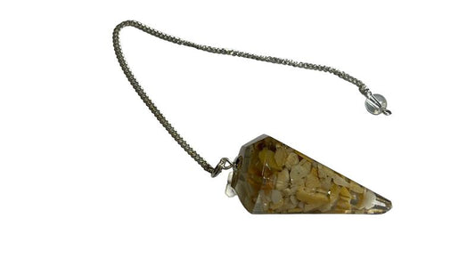 Golden Healer Pendulum Orgonite