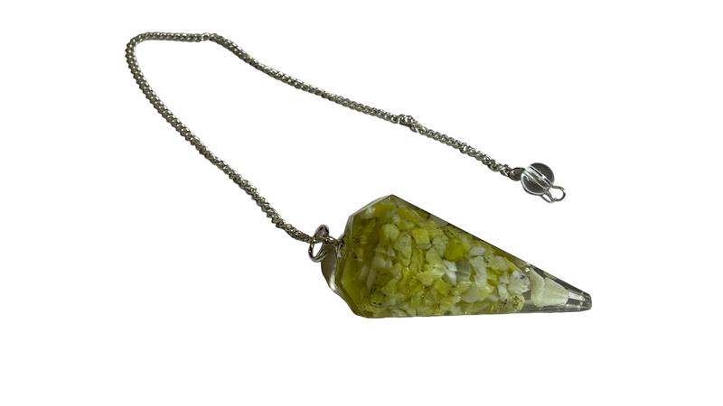 Serpentine Pendulum Orgonite