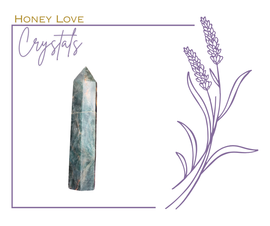 Blue Apatite Point