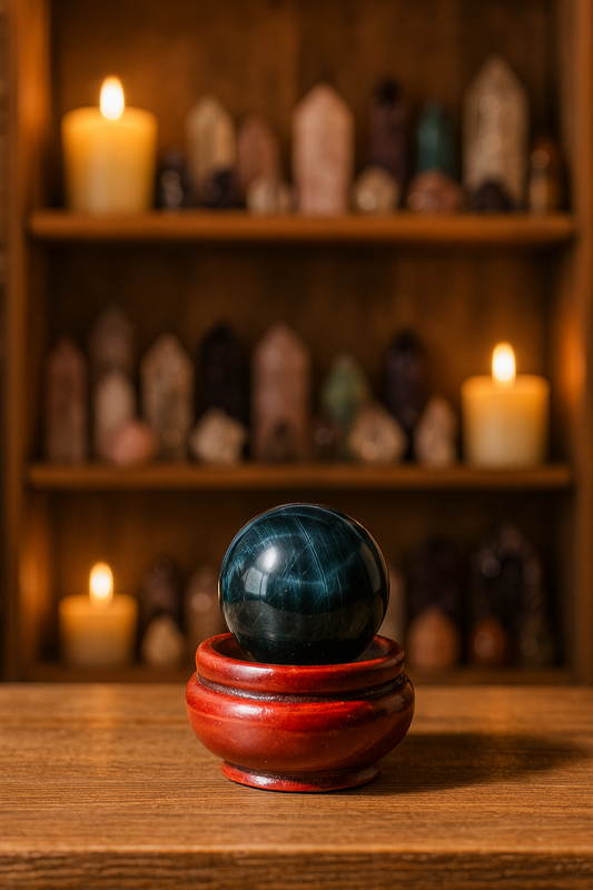 Blue Tigereye Sphere