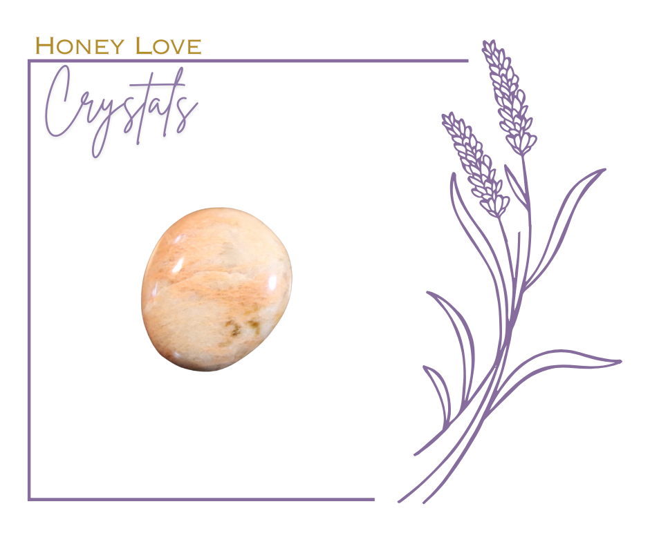 Peach Moonstone Pocket Stone