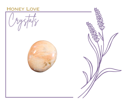 Peach Moonstone Pocket Stone