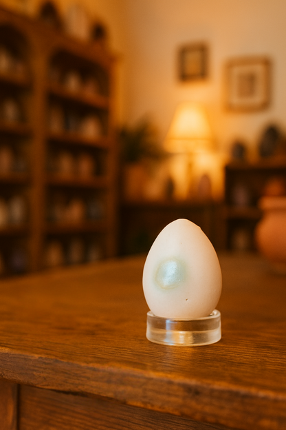 Moss Agate Egg