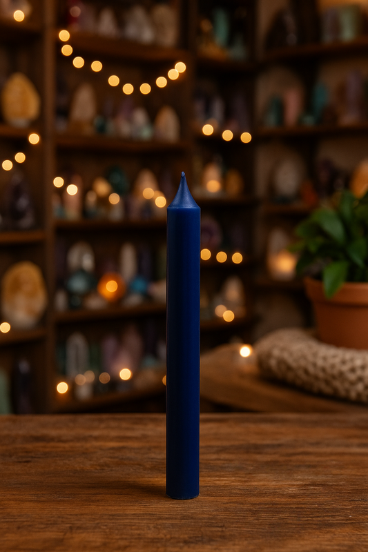 Dark Blue Myrrh Spell Candle