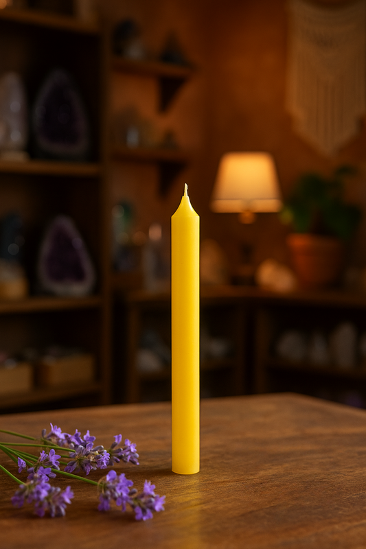 Yellow Orange Spell Candle