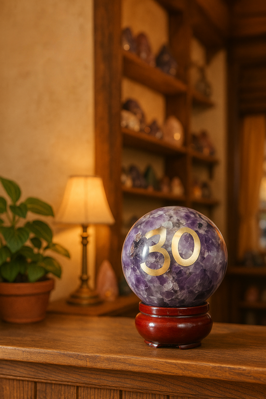 Amethyst Orgonite Sphere