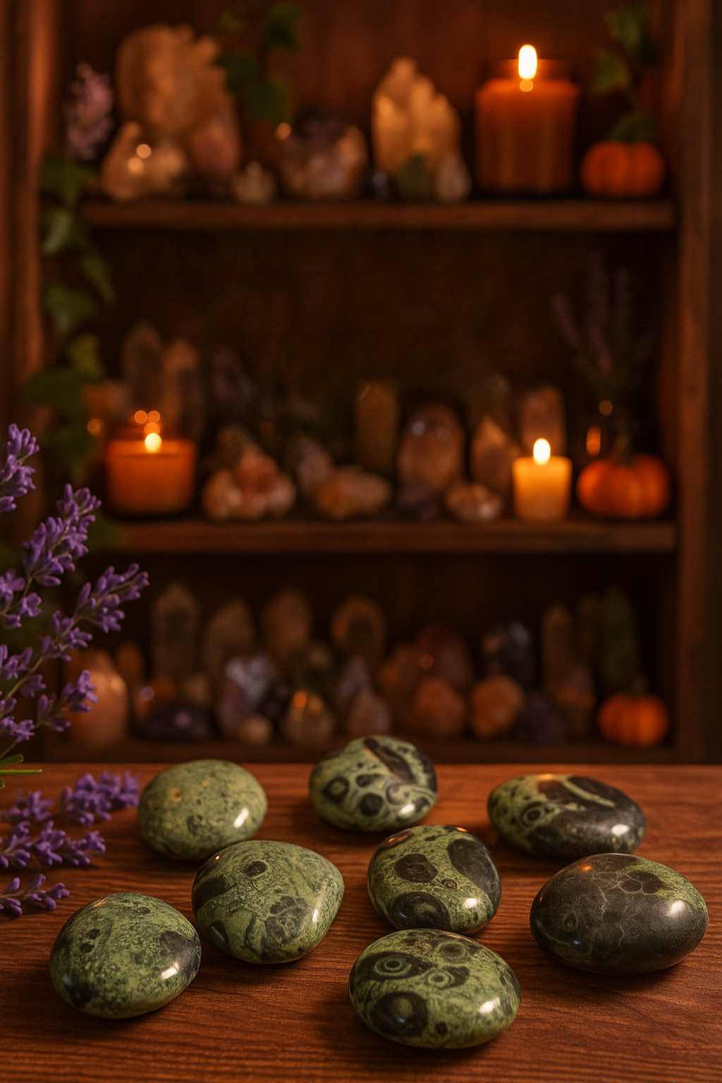 Kambaba Jasper Pocket Stone