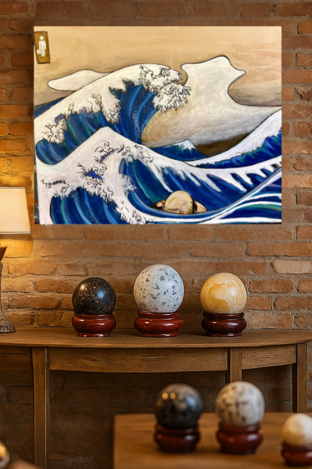 "Great Wave on Beach Day"