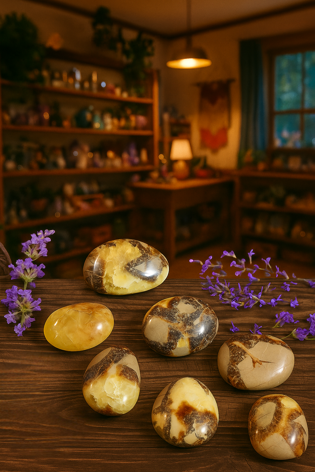 Septarian Pocket Stone