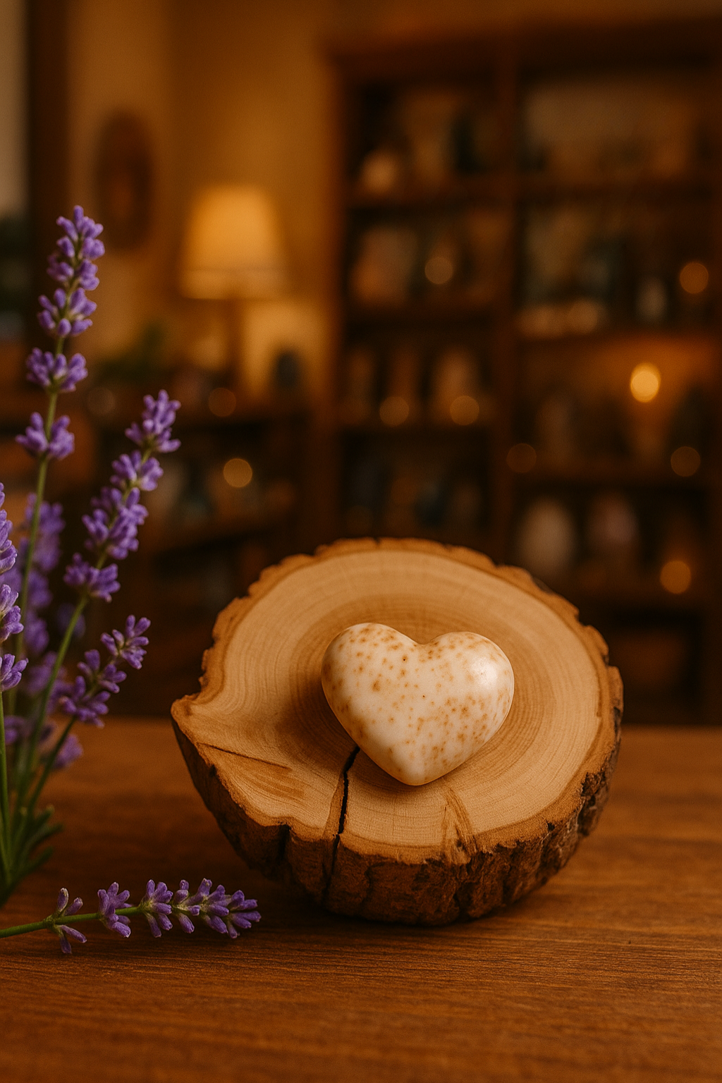 Dendretic Agate Heart