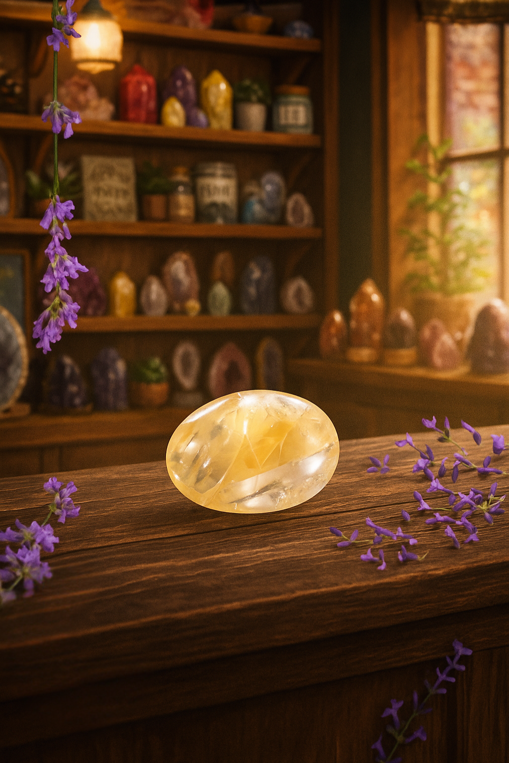 Golden Healer Pocket Stone
