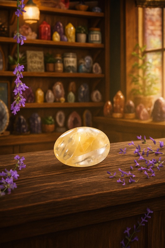 Golden Healer Pocket Stone