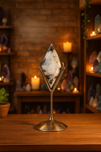 Rainbow Moonstone Diamond (Stand Included)