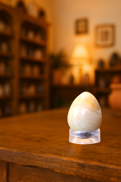 Crazy Lace Agate Egg