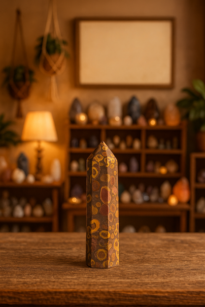 Bamboo Leaf Jasper Point