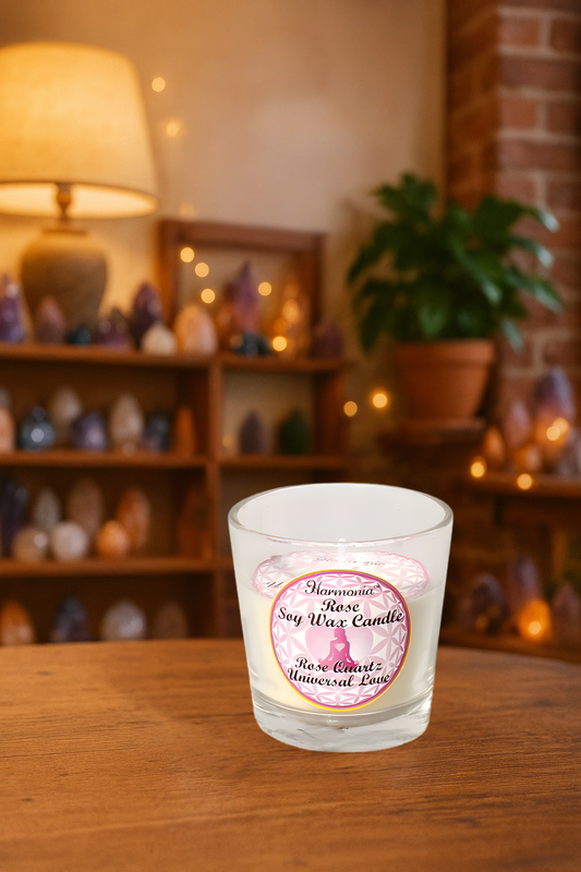 Rose Quartz Candle