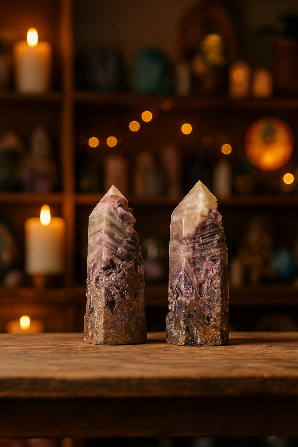 Brecciated Fluorite Point