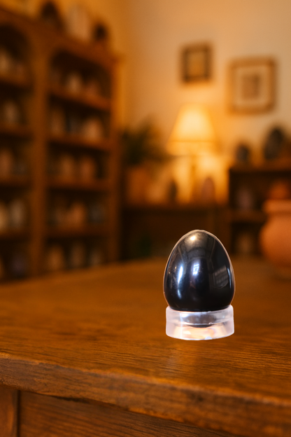 Black Obsidian Egg