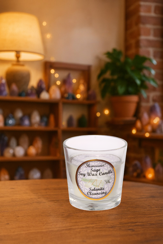 Selenite Candle