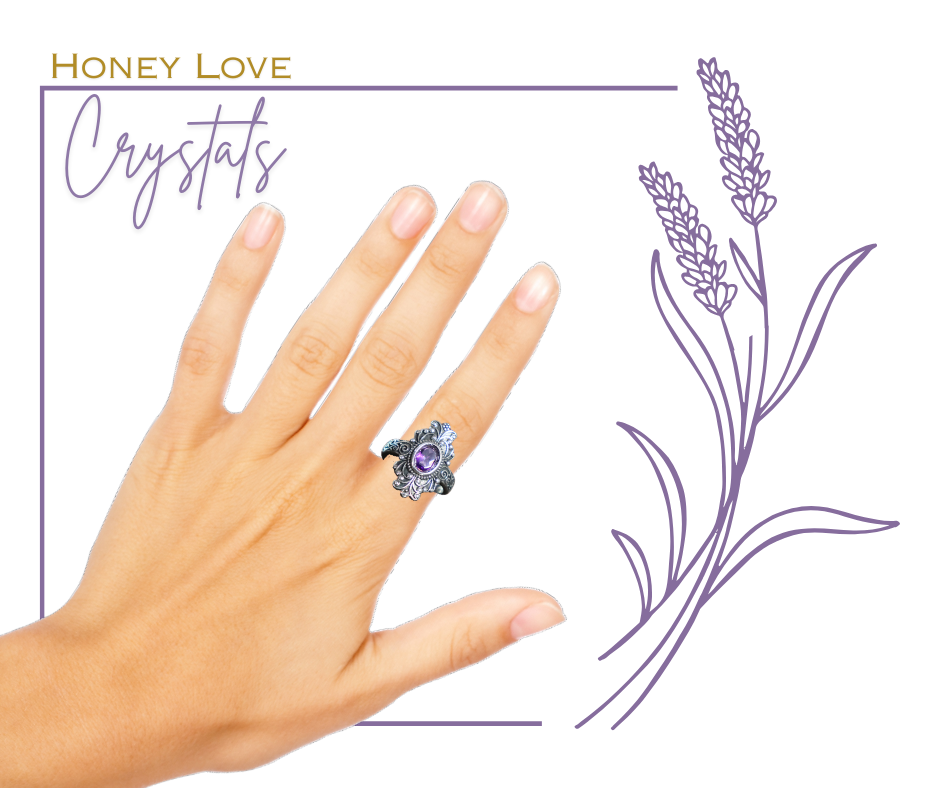 Amethyst Ring (Adjustable)