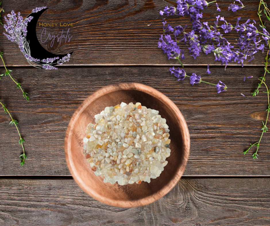 Flower Agate Chips