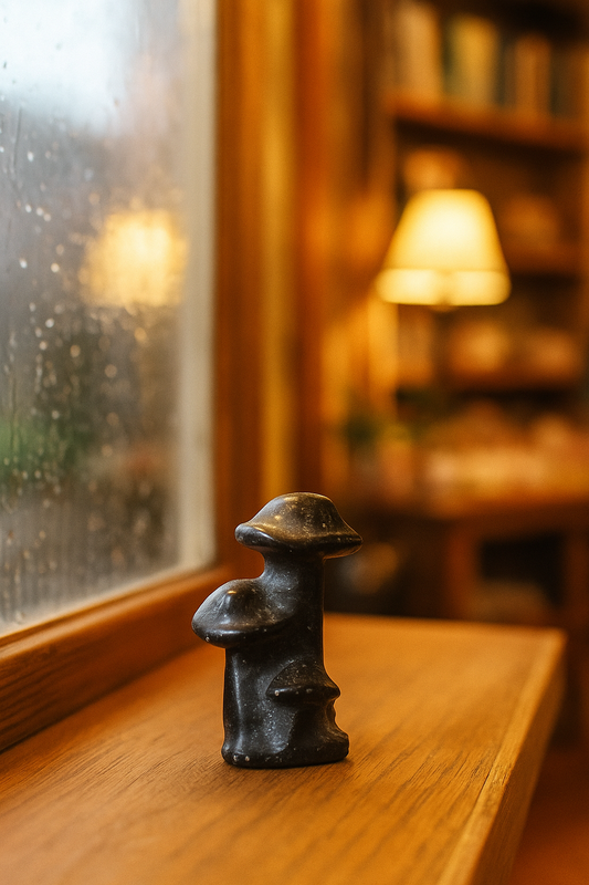 Black Obsidian Mushroom