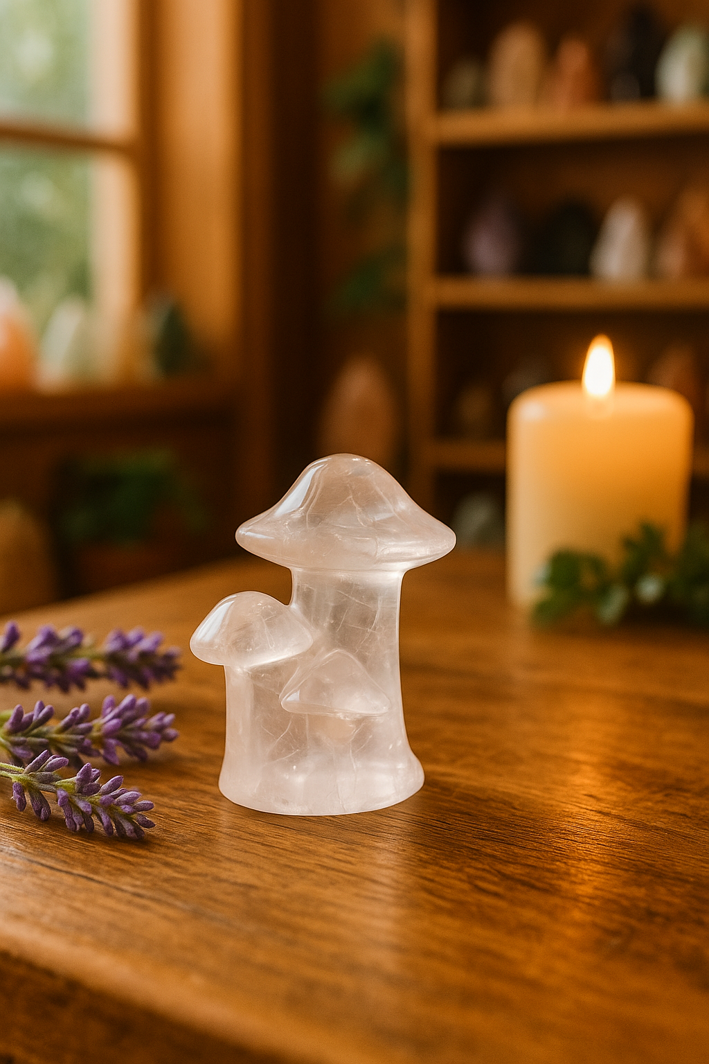 Clear Quartz Mushroom