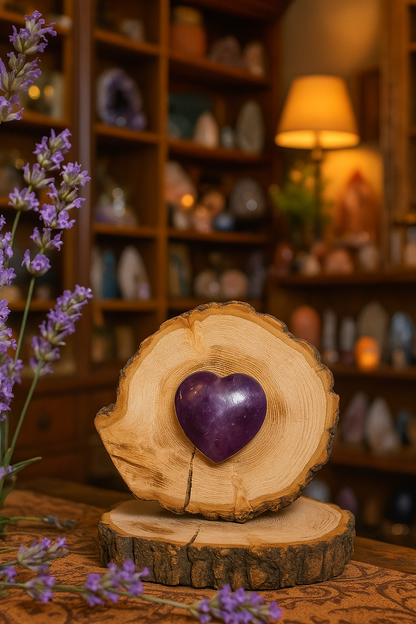 Amethyst Heart