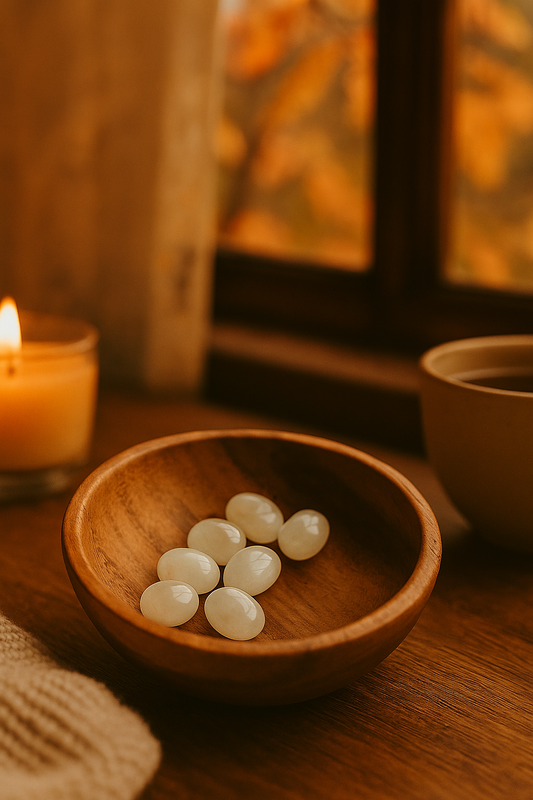 White Mussel Cabachon