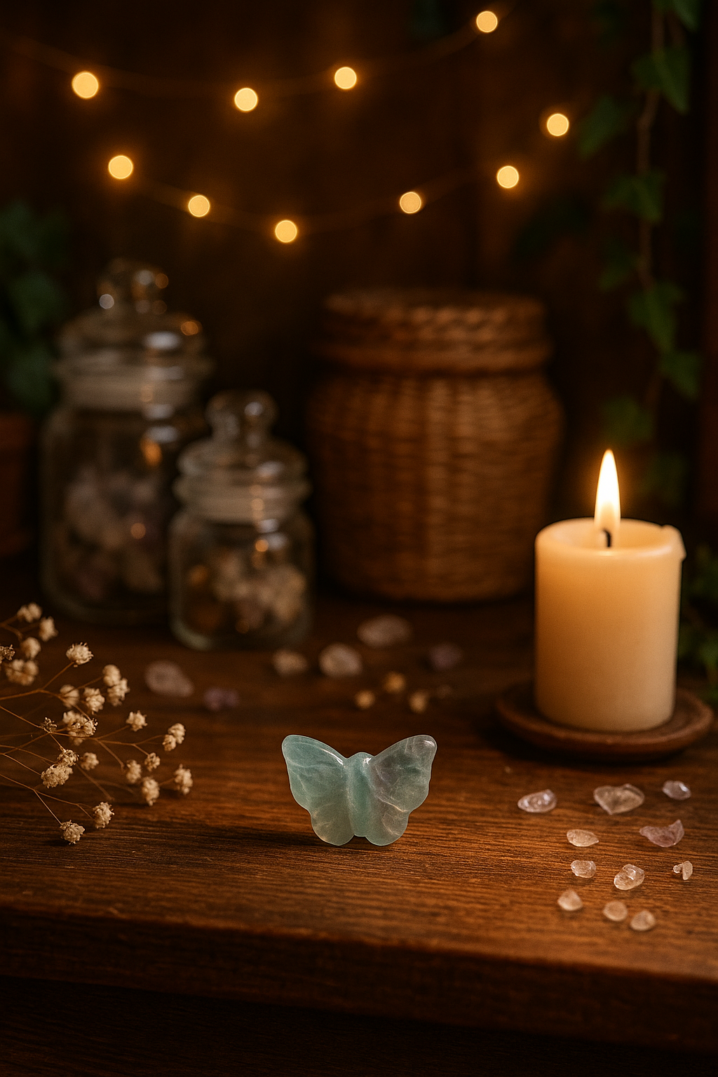 Mini Fluorite Butterfly