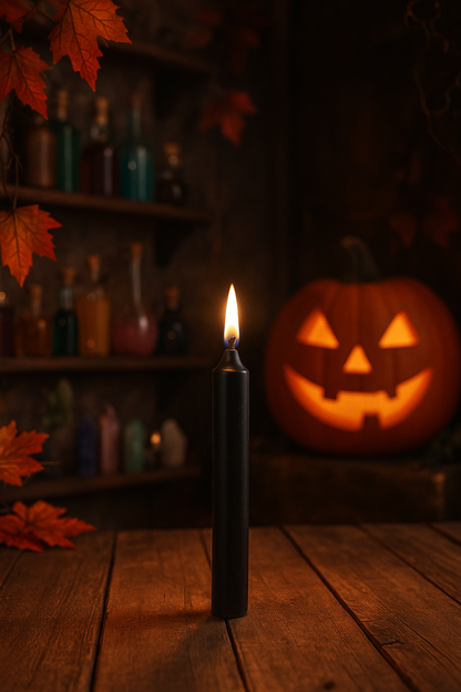 Black Vetiver Spell Candle