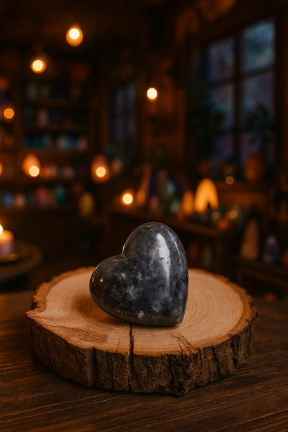 Larvikite Heart