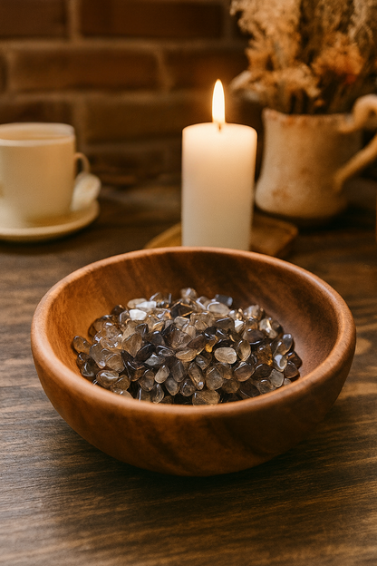 Smoky Quartz Crystal Chips