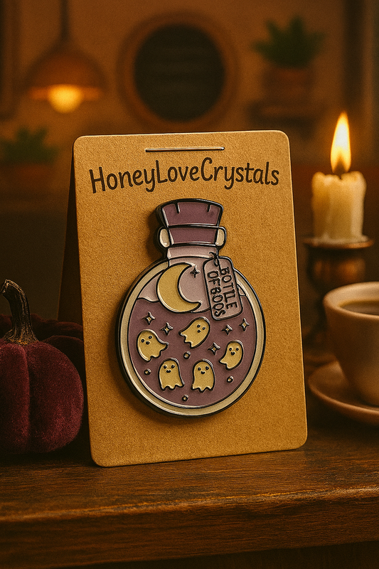 “Bottle of Boos” Enamel Pin