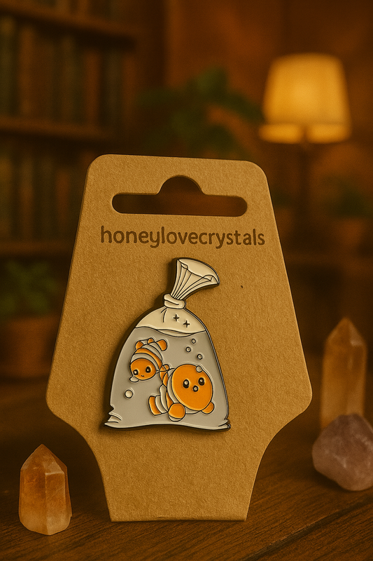 “Clownfish in a Bag” Enamel Pin