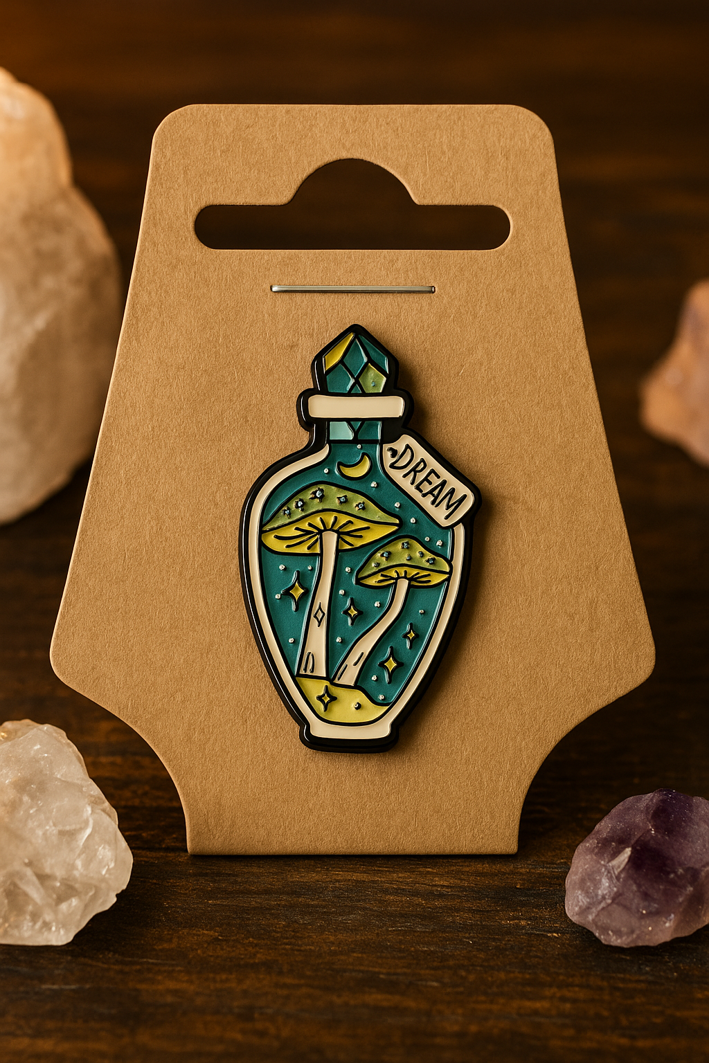 “Mushroom Dream Potion” Enamel Pin