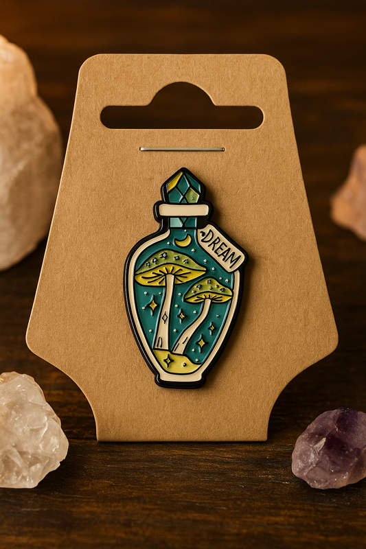 “Mushroom Dream Potion” Enamel Pin